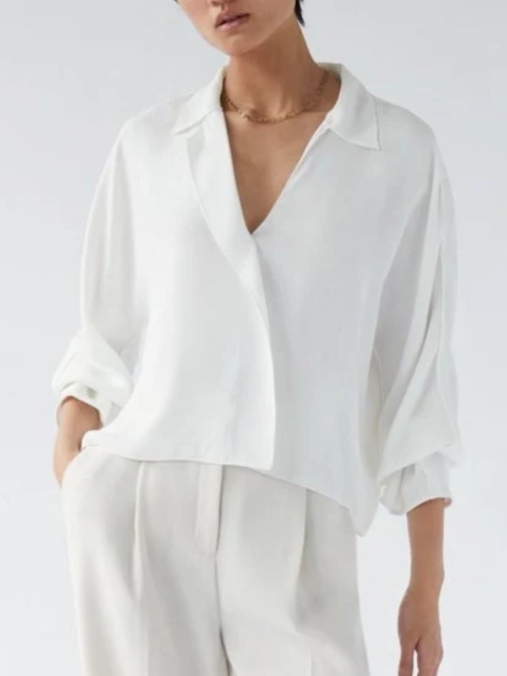 ARITZIA BABATON MARTIN LONG SLEEVE BLOUSE